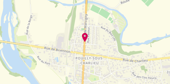 Plan de Ambulances des Sapins, 124 Rue Marcigny, 42720 Pouilly-sous-Charlieu