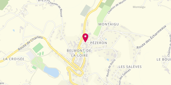 Plan de Taxi Matray-Vallas, Le Bourg, 42670 Belmont-de-la-Loire