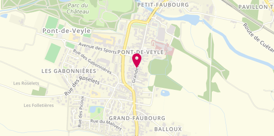 Plan de Taxis Ambulances V.S.L Coillard, 49 Grande Rue, 01290 Pont-de-Veyle