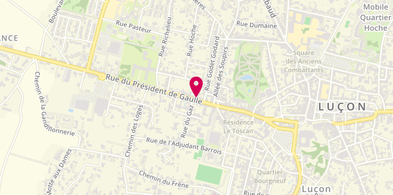 Plan de Ambulances et Taxis Côte de Lumière, 62 Rue du Président de Gaulle, 85400 Luçon
