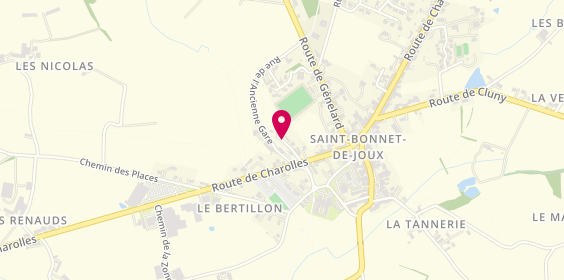 Plan de Taxi Rigollet, Le Bourg, 71220 Saint-Bonnet-de-Joux
