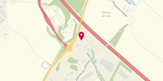 Plan de AGV JUSSIEU secours (Ste Hermine), avenue des Ormes, 85210 Sainte-Hermine
