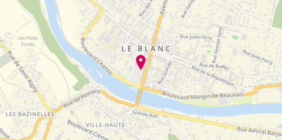 Plan de Cygne Neau Marie-Rose, 19 Rue Pierre Collin de Souvigny, 36300 Le Blanc