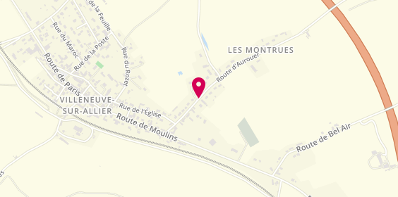 Plan de Mérot Raphaël, 11 Route Aurouer, 03460 Villeneuve-sur-Allier