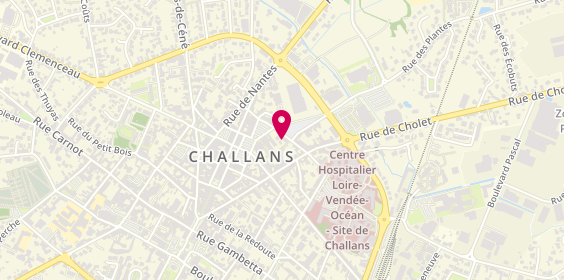 Plan de Ambulance Challandaise Renaud, 5 Rue de la Noue, 85300 Challans