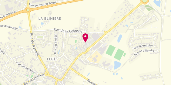Plan de Ambulance Legeenne, Centre Commercial Visitandines, 44650 Legé