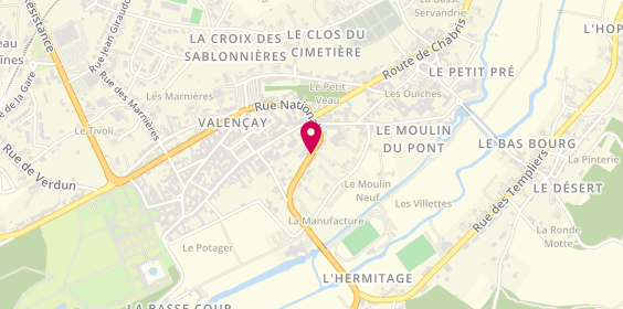 Plan de Etoile Secours, 57 Rue Nationale, 36600 Valençay