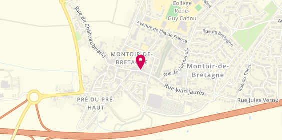 Plan de Ambulances Brière Services, 15 Rue Jean Jaurès, 44550 Montoir-de-Bretagne