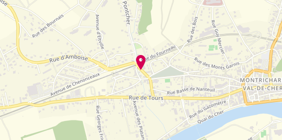 Plan de Jussieu Secours Montrichard, 2 Route d'Amboise, 41400 Montrichard