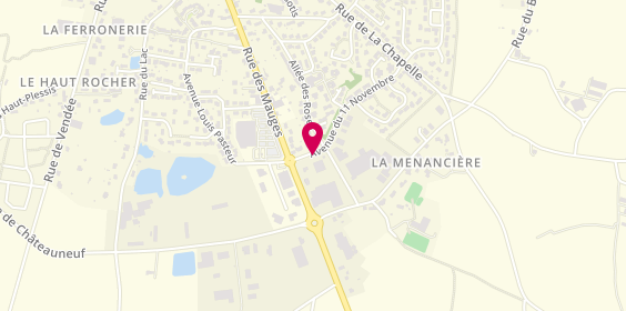 Plan de Ambulance Rouiller, La Pommeraye 4 Avenue 11 Novembre, 49620 Mauges-sur-Loire