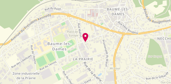 Plan de Ambulances Taxi Tattu Emmanuel, 13 Rue du Stade, 25110 Baume-les-Dames