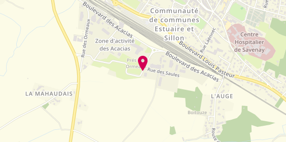 Plan de Ambulances Sansoucy, Rue des Frênes, 44260 Savenay