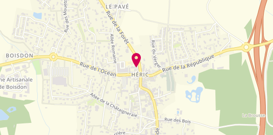 Plan de SARL Ambulances Agrees Hericoises, 11 Avenue Gustave Eiffel Zone Aménagement de Boisdon, 44810 Héric