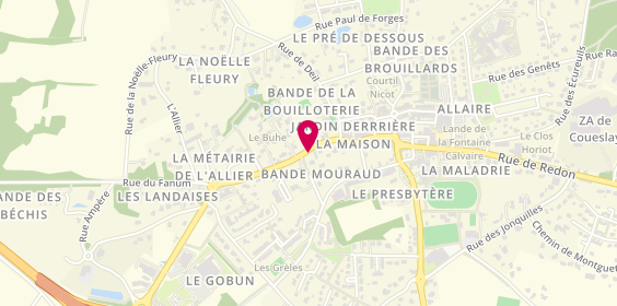 Plan de Louis Bloyet, Route de Vannes, 56350 Allaire