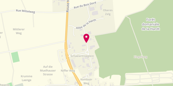 Plan de Atlas Ambulances, 1H Allee de la Hardt, 68440 Schlierbach