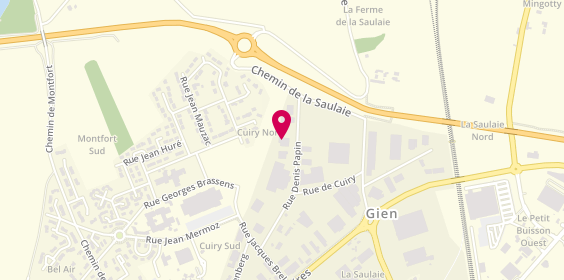 Plan de Ambulance Atlas, Zone Industrielle Cuiry
Rue Denis Papin, 45500 Gien