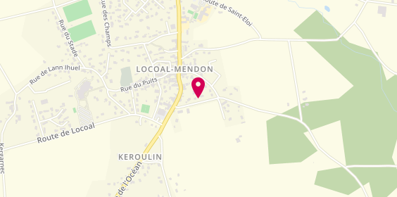 Plan de Mendon Ambulances, Rue de Kroez Er Bleu, 56550 Locoal-Mendon