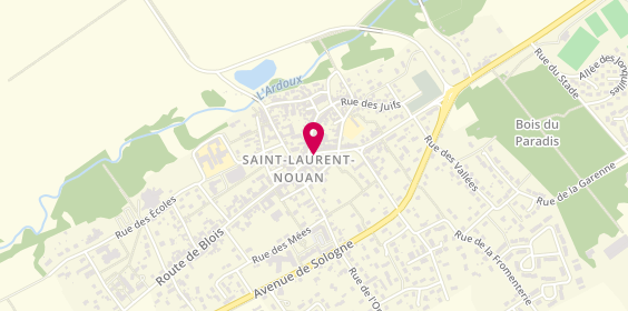 Plan de Ambulance Saint Laurent Nouan, 20 Place Mairie, 41220 Saint-Laurent-Nouan