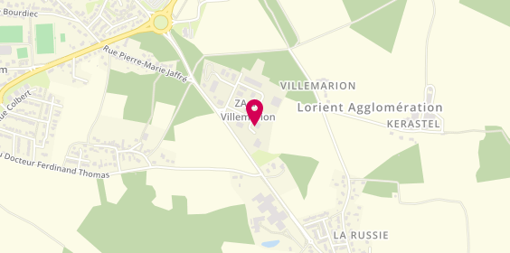 Plan de Allo Ambulance - Pays de Lorient, Zone Artisanale de Villemarion, 56670 Riantec