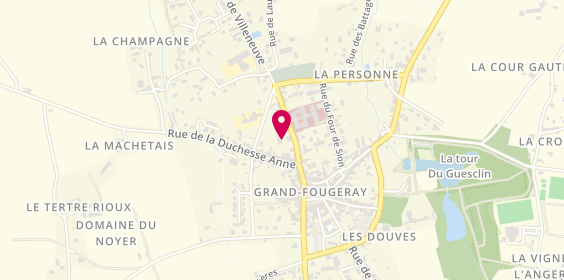 Plan de Ambulances Boscherel Geffray, 30 Rue Saint-Roch, 35390 Grand-Fougeray