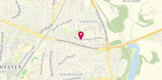 Plan de Allo Ambulance - Pays de Lorient, 14 Rue des Freres Lumière, 56601 Lanester