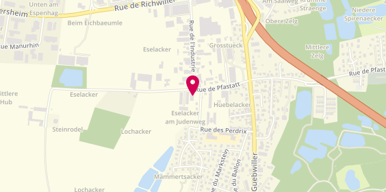Plan de Sos Boos Ambulances Assistance, 127 Rue de Pfastatt, 68260 Kingersheim