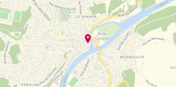 Plan de Allo Ambulance - Pays de Lorient, 2 Ter Rue Emile Zola, 56650 Inzinzac-Lochrist