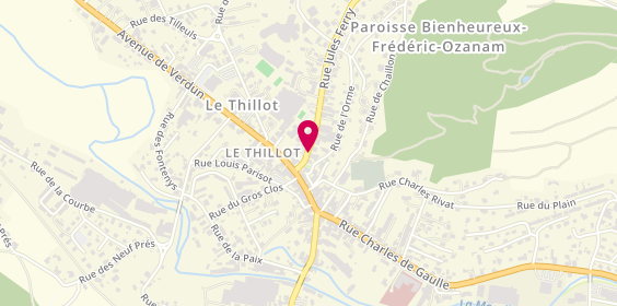 Plan de Sa Les Lilas, 2 Rue Jules Ferry, 88160 Le Thillot