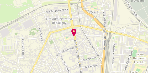Plan de Eos Ambulance, 109 Rue du Faubourg Bannier, 45000 Orléans