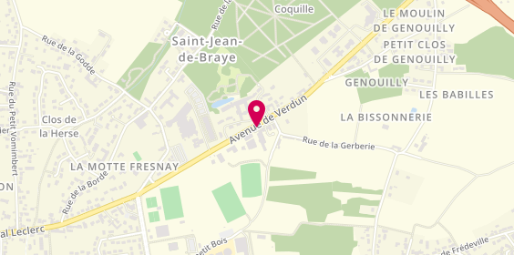 Plan de SAS Europe Ambulance 45, 64 Avenue de Verdun, 45800 Saint-Jean-de-Braye