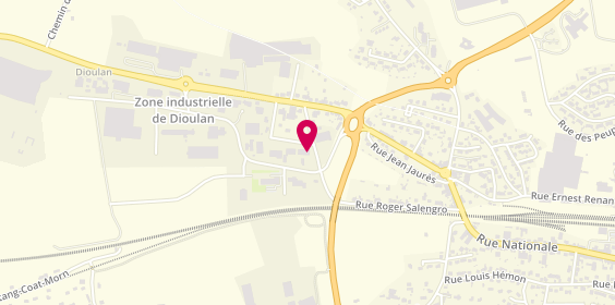 Plan de Jussieu Secours-Sante-Services, 1 Zone Artisanale de Dioulan, 29140 Rosporden