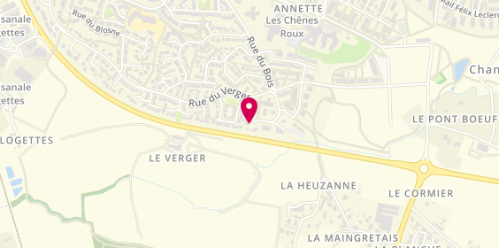 Plan de Act'Ambulances/Altéa Ambulances/Act, 8 Rue Cézembre, 35135 Chantepie