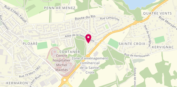 Plan de Jussieu Secours Sante Services, 6 Rue Jean Peuziat, 29100 Douarnenez