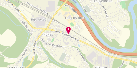 Plan de Ambulances Arnould Bourbon, 27 Route de Remiremont, 88380 Arches