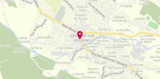 Plan de Ambulance Balland-Germain, 16 Rue Marechal Lattre de Tassigny Granges Sur Vologne, 88640 Granges-Aumontzey