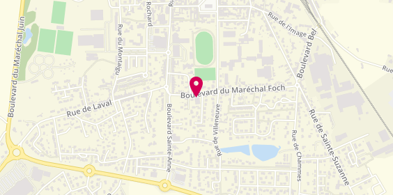 Plan de Ambulances E et P Morin, 16 Boulevard du Marechal Foch, 53600 Évron