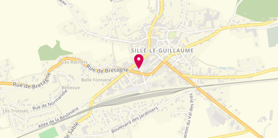 Plan de Ambulance Guéranger Rioul, 10 Bis Rue Commandant Levrard, 72140 Sillé-le-Guillaume