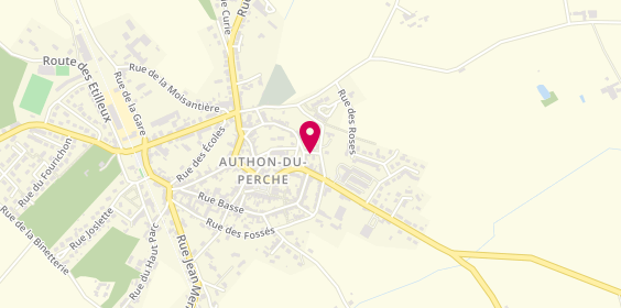 Plan de Ambulance Thironnaise, Cour du Bourg, 28330 Authon-du-Perche
