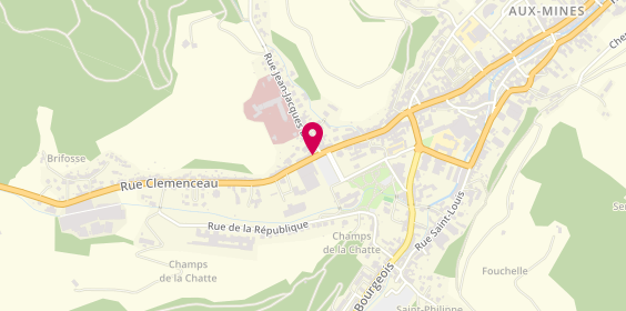 Plan de Rubys Ambulances, 176 Rue Clemenceau, 68160 Sainte-Marie-aux-Mines