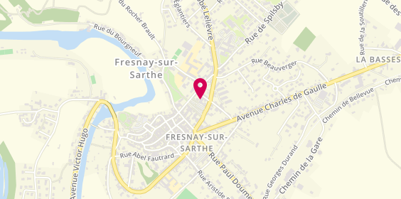 Plan de Ambulances Isabelle, 6 Place Carnot, 72130 Fresnay-sur-Sarthe