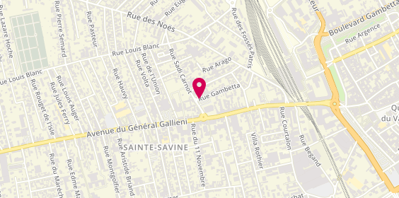Plan de Ambulances Godard, Mme C. Unlu-Descaves
1 Rue Gambetta, 10300 Sainte-Savine