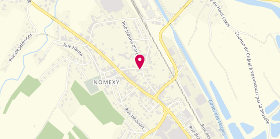 Plan de Sos Nomexy, 11 Rue des Jardins, 88440 Nomexy