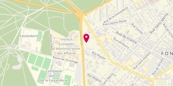 Plan de Ambulances Carric Fontainebleau, 3 Rue Paul Tavernier, 77300 Fontainebleau
