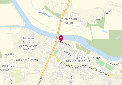Plan de Ambulances Duverneix, 15 Quai de L&#039;Ile, 77480 Bray-sur-Seine