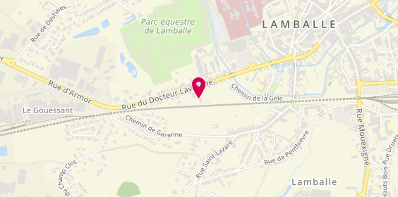 Plan de Ambulances Emeraude, 57 Rue du Docteur Lavergne, 22400 Lamballe
