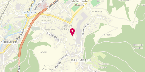 Plan de Ambulances St Georges, 11 Route Maréchal de Lattre de Tassigny, 67130 Barembach