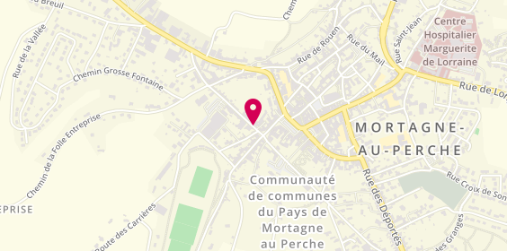 Plan de Sos Ambulances Mariette, 4 Rue Ferdinand de Boyeres, 61400 Mortagne-au-Perche