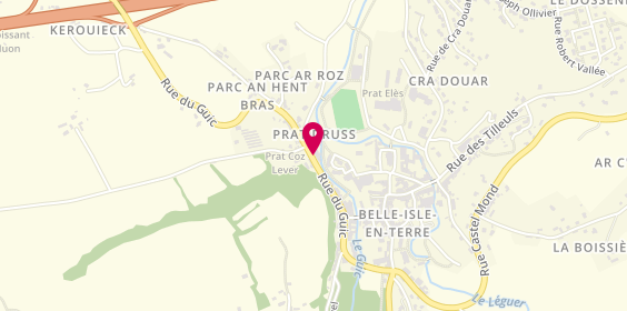 Plan de Ambulances Derrien, 44 Rue du Guic, 22810 Belle-Isle-en-Terre