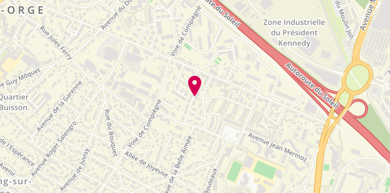 Plan de Mass Ambulance, 3 Avenue Jean Coquelin, 91270 Vigneux-sur-Seine