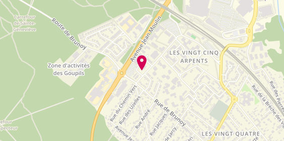 Plan de Bk Ambulances, 3/5 Rue Marcel Pagnol, 91800 Boussy-Saint-Antoine